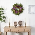 thumbnail image 4 of Nearly Natural Plastic Wreath, 24" (Assorted Colors), 4 of 5
