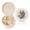 Pink, variant on Cool Cloud White Dragon Print Portable Jewelry Box,Round Mini Leather Travel Jewelry Case,Small Travel Jewelry Organizer,Jewelry Holder for Ring Necklace Earring for Women Girls-White