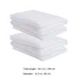 thumbnail image 6 of ifundom Pet Blankets for Dogs Christmas Artificial Snow Blankets White Polyester Fiber 2Pcs, 6 of 6