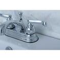 thumbnail image 3 of Kingston Brass Royale Two Handle 4" Centerset Lavatory Faucet with Retail Pop-up, 3 of 4