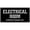 Black, variant on BTFSigns 6 x 12 inch Electrical Room Authorized Personnel Only Aluminum Sign, Metal Signs for Door, Black on White, Rounded Corners, Easy Installation for Home Hotels Bars