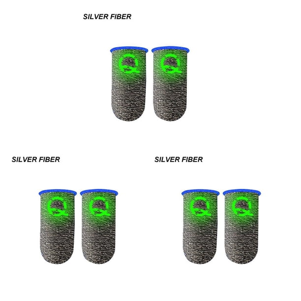 Funda para el dedo para juegos Seitruly 2 uds puntas luminosas para PUBG