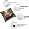 thumbnail image 4 of BANET Square Pillow Cushion Cases , Decorative Modern Abstract Racing Car Pillowcase for Sofa Bed Couch Throw 12x12in, 4 of 5