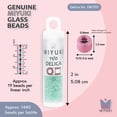 thumbnail image 3 of Miyuki Delica Seed Beads – Size 11/0 (1.6 mm), DB1707, Mint Pearl-Lined Glacier Blue, 7.2 g, Approx. 1440 Beads, 3 of 7
