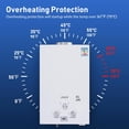 thumbnail image 5 of XIANERS 2.11 GPM 8L Portable Tankless Propane Water Heater for RV, Camping, Barns, Trips Boat Cabins(Without Battery), 5 of 9