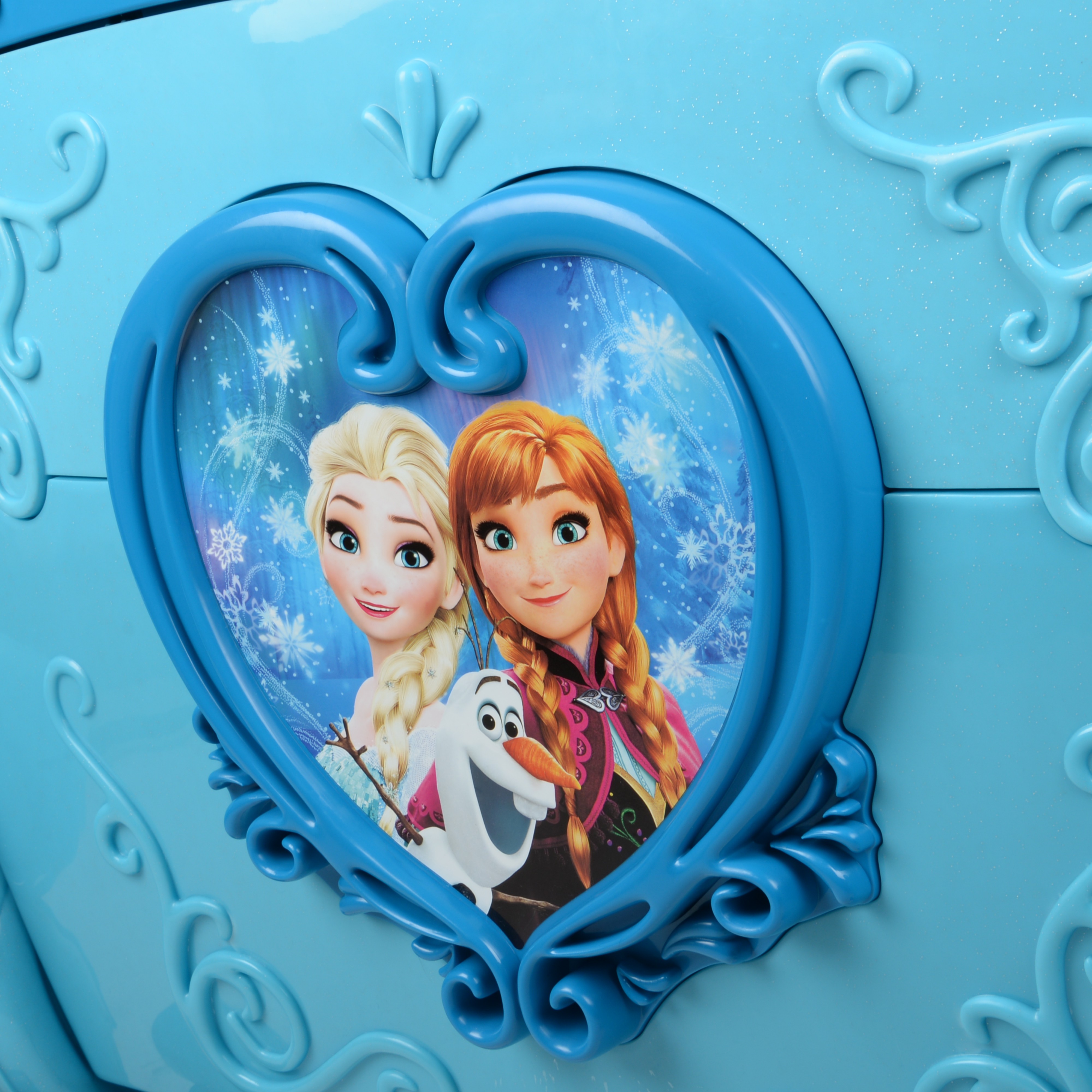 Disney Frozen Sleigh 12-Volt Battery Powered Ride-On for your little Elsa and Anna - Hours of Fun! - image 3 of 6