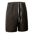 thumbnail image 3 of NAFUU Men's Casual Shorts Drawstring Elastic Waist Lightweight Summer Beach Shorts Loose Breathable Mens Relaxed Fit Shorts Work Vacation Pants, 3 of 8