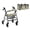 Bohemian Floral Butterfly, variant on COEQINE Rollator Seat & Roller Bar Covers with Carry Storage Carrier Tote 3 Pieces Set, Easy Installation Rollator Walker Accessories Gifts for Seniors, Bohemian Floral Butterfly