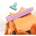 thumbnail image 4 of 12 Pcs Food Bag Clips, Plastic Food Storage Clips, Durable Chip Bag Clips, Sealing Bag Clips, for Food and Snack Bag, 3 Specifications (Pink, Gray, Green), 4 of 5