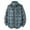 1-Blue, variant on Long Sleeve Shirts for Men(L-7XL), Titcea Plaid Print Buttons Lapel Neck Casual Shirt, Loose Comfortable Checkered Blouse with Pocket