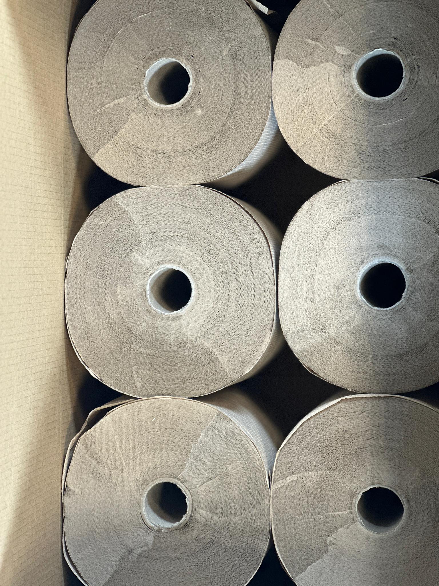 Brown Paper Towel Rolls, 6 Count, 1 Pack