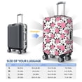 thumbnail image 6 of Xecao Rose Flowers print Elastic Luggage Cover, with double-sided print , is perfect for travel, business, and daily use (NOT included luggage!), 6 of 9