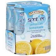 Knudsen Jamaican Lemonade Sparkling Water, 10.5 oz, 4ct (Pack of 6)