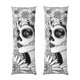 thumbnail image 1 of Fotbe Floral Sugar Skull Portrait Funda para Almohada Corporal con Diseño, Funda de Microfibra Ultrasuave de 20x54 Pulgadas, Ropa de Cama Elegante, 1 of 7