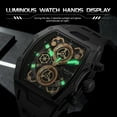 thumbnail image 7 of BOZLUN Watches for Men Fashion Casual Cool Big Dial Quartz Watch Luminous Waterproof Sport Analog Business Mens Watch, 7 of 7