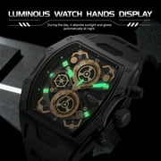 BOZLUN Watches for Men Fashion Casual Cool Big Dial Quartz Watch Luminous Waterproof Sport Analog Business Mens Watch