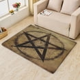thumbnail image 2 of Pentagram Rug for Rituals - 3x5 Rug - Pentagram Rug - Wiccan Area Rug - Witch Retro Rugs - Pentacle Carpet, 2 of 7