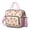 Pink-162, variant on Retro Farm Chicken Insulated Lunch Tote Bag - Leakproof Cooler Bag for Office, Picnic & Travel with Multi-Pocket Design - Cute Cartoon Egg & Hen Print