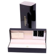 Akribos XXIV Mens Quartz Chronograph Stainless Steel Black Bracelet Watch