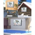 thumbnail image 2 of Outdoor TV Cover 40 to 43 Inch Weatherproof, Blue Coastal Nautical Ocean Waterproof TV Screen Protector for Outside Decor with Zipper and Pocket 40"L x 25"H , Sea Turtle Coral, 2 of 7