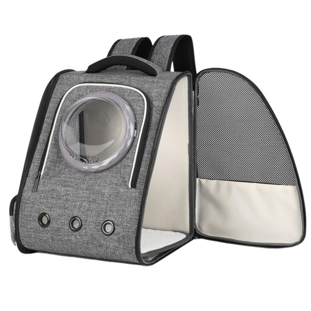 BOLSA DE TRANSPORTE PARA MASCOTAS PLEGABLE CAJA PERRO GATO CACHORRO JAULA gris Zulema Organizador de estuche de viaje de animales