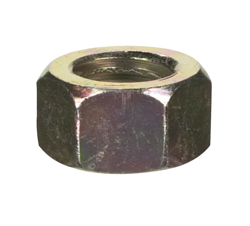 Hillman 54168 0.375 in. Zinc Dichromate Steel USS Hex Nut - Pack of 100