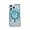 Blue, variant on Magnetic Series Designed for iPhone Case,[Compatible with MagSafe&Wireless Charging][Military Drop & Camera Lens Protection],Clear Glitter Foil Shockproof Cover (Silver,iPhone 13)