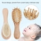 thumbnail image 1 of Sistema de Cepillo Para Bebé Cerdas de Pelo de Cabra Natural Peine de Madera Para El Cabello Recién Nacidos Ni?os Peque?os Cuidado Diario Cabello bebé cabeza Spptty no, 1 of 7