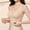 Beige, variant on Xdegoge Front Closure Sports Bras for Women No Underwire Full Coverage Seamless Workout Bra Breathable Activewear Yoga Gym Bralettes
