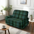 thumbnail image 7 of TSOVTHRID Green Plaid Print Loveseat Sofa Slipcover for 2 Seat Couch Sofa 6-Piece Sofa Cover with Pockets Stretch Furniture Protector for Pets, 7 of 7