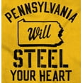 thumbnail image 2 of Pennsylvania Will Steal Your Heart Women's T Shirt Ladies Tee Brisco Brands S, 2 of 5