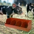 thumbnail image 4 of Piglet Fodder Slot Food Trays Farm Animal Supplies Pig Feeder for Small Animals Growers, 4 of 5