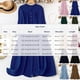 thumbnail image 3 of mfyjkho Vestidos midi para mujer, Vestido de manga larga con cuello en V y botones para mujer Vestidos de otoño xxxxl, 3 of 6