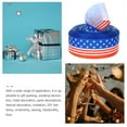 thumbnail image 2 of 4th of July Ribbon, DIY Memorial Day Wired Edge Ribbon for Patriotic Decoration, 2 of 6