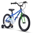 thumbnail image 1 of RoyalBaby Chipmunk 16" Kids Bike w/Training Wheels, Kickstand & Bell, Blue, 1 of 10