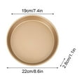 thumbnail image 2 of geerera 8-Inch Pizza Pan, Carbon Steel Nonstick Baking Tray, for Homemade Pizza, Bread, Cake, Oven & Grill Safe, 2 of 4