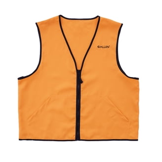 Allen Company Deluxe Blaze Orange Hunting Vest, XL, Unisex, Zipper