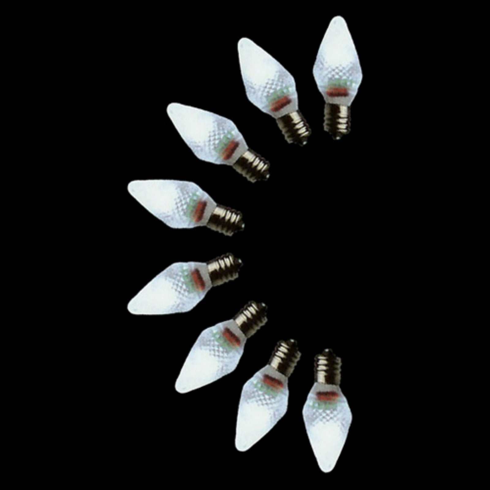 Vickerman 25 ct. LED C7 Pure White Replacement Christmas Light Bulbs