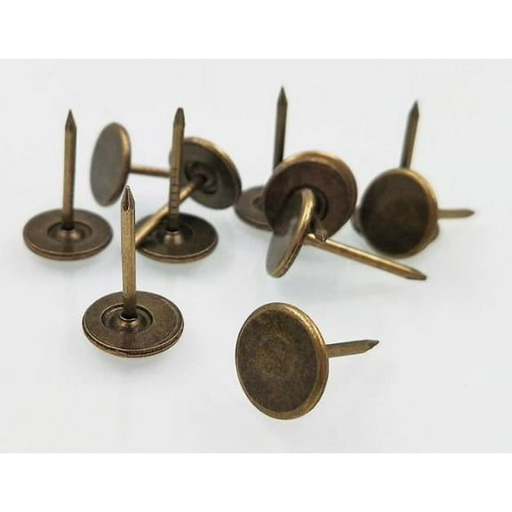 Dayesque 100pcs Decorative Thumb Tacks For Wall Hanging Flat Head Iron Push Pins For Wallpaper Decorative Nails For Hanging Flat Head Nails