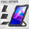 thumbnail image 5 of for Lenovo Tab 10.1/ Tab K10C Case 10.1 inch 2025, 360 Rotating Shockproof Cover with Stand, Handle, Shoulder Strap, Black, 5 of 7