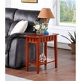 thumbnail image 2 of Convenience Concepts Table d'Appoint Dennis avec Tablette, Fini Bois Acajou, 2 of 7