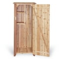 thumbnail image 3 of All Things Cedar GH20 27-in Cedar Garden Storage Outdoor Hutch - 27L x 20W x 73H, 3 of 4