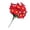 L1#Red, variant on Artificial Blue Daisy Flower Bouquet, Fake Silk Gerbera Daisy Stems, Faux Blue Daisy Floral Picks, Flower Bush for Wedding, Home Party, Table Centerpieces Vase Decor
