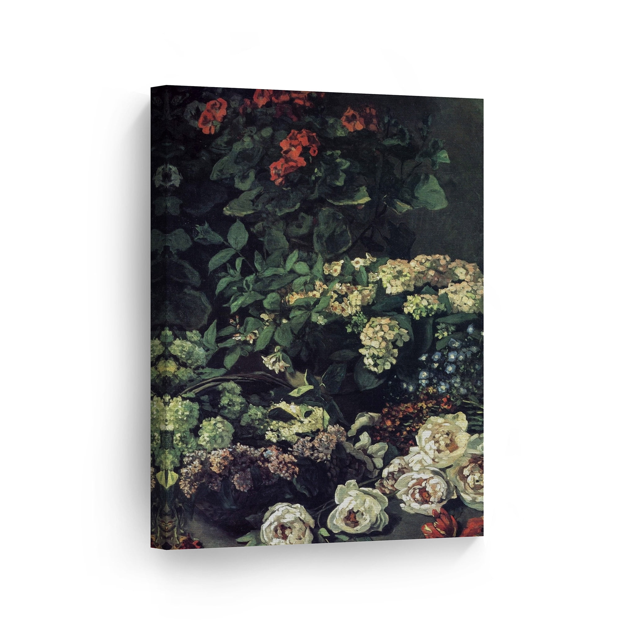 Smile Art Design Spring Flowers By Claude Monet Canvas Wall Art Canvas Print Famous Art Painting Reproduction Fine Art Oil Paintings Modern Art Home Decor Ready To Hang Made In The Usa