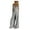 Black, variant on Jumpsuit Women's Casual Trousers Ladies Sleeveless Overalls Jumpsuit Casual Plaid Print Summer Wide Leg Bib Pants Female Loose Trouser