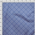 thumbnail image 4 of oneOone Viscose Jersey Royal Blue Fabric Geometric Quilting Supplies Print Sewing Fabric By The Yard 60 Inch Wide, 4 of 4