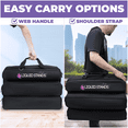 thumbnail image 4 of Liquid Stands Carry Bags for LS items (Mostly Stands) - Custom Fit for Liquid Stands Foldable Z Stand, 2nd Tier Stand with Wheels and others - Portable & Large Protective Storage - Piano Stand Case, 4 of 7