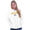 thumbnail image 3 of Dutch Flag Holland Soccer Fan Pride Unisex Plus Fleece Graphic Hoodie Brisco Brands 4X, 3 of 5