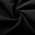 thumbnail image 6 of Shirt for Women Plus Size Short Sleeve Cotton Linen V-Neck Button Solid Shirt Loose T-shirt Black XXL, 6 of 6