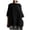Black, variant on Yuncity Linen Shirt Women Cotton Solid Color Loose T-Shirt S-2Xl